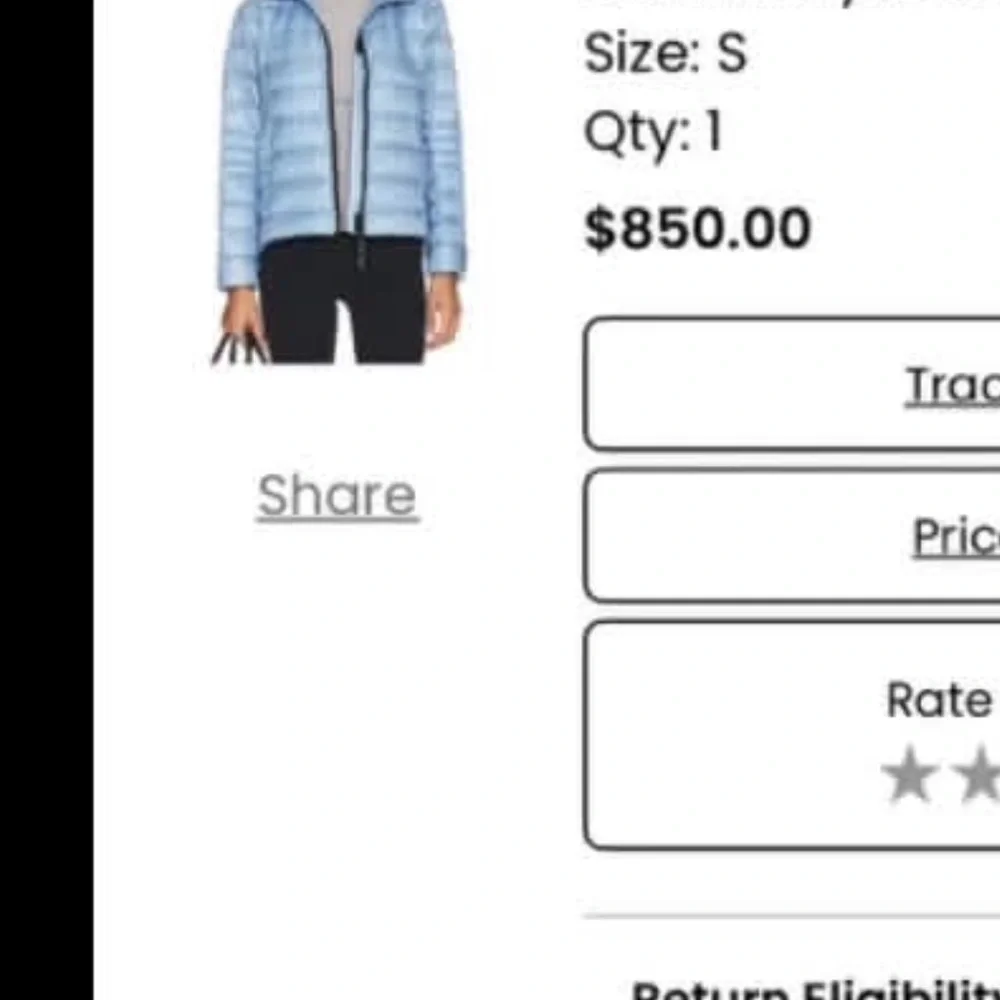 Canada Goose Sky Blue Puffer Jacket - Picture 3 of 11